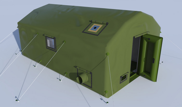 Пневмокаркасная палатка 6x4x2,7 НДТ