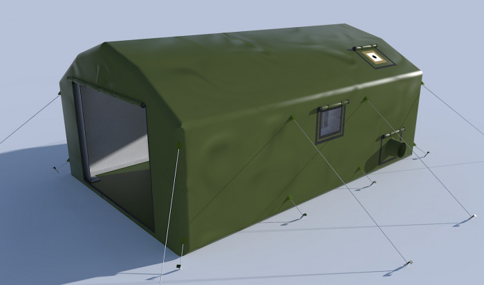 Пневмокаркасная палатка 6x4x2,7 НДТ