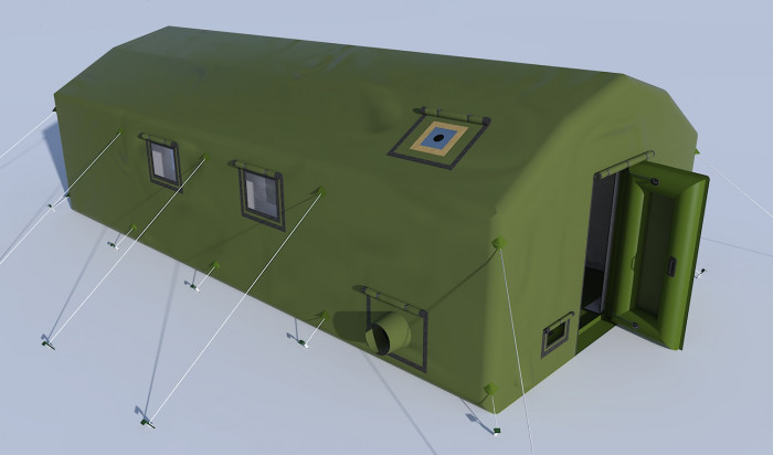 Пневмокаркасная палатка 8x4x2,7 НДТ
