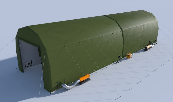 Пневмокаркасный гараж 20х6х4,9 
