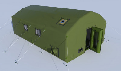 Пневмокаркасная палатка 8x5x3 НДТ