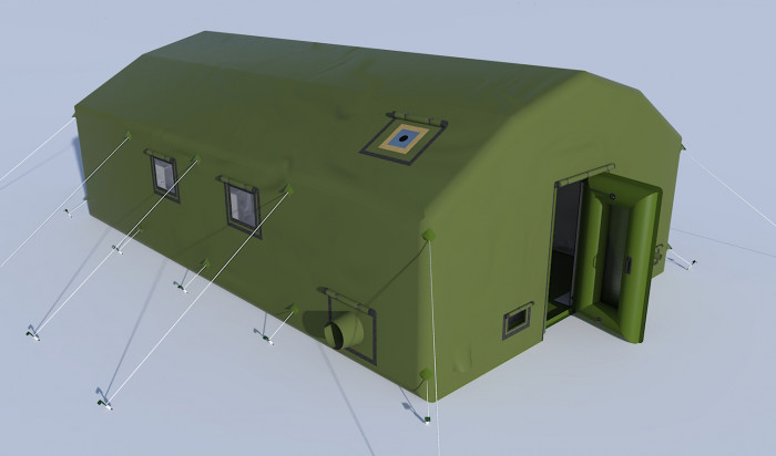 Пневмокаркасная палатка 8x5x3 НДТ