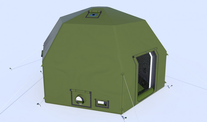 Надувная юрта 5x5,8x3,2м