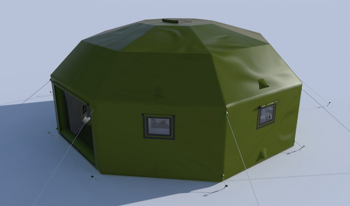 Надувная юрта 8x7,4x3,5м